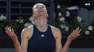 THE MOMENT ELINA SVITOLINA BEAT COCO GAUFF TO WIN HER 3RD ROME TITLE. Beat  #2 Elena Rybakina, #3 Iga Swiatek, & #4 Coco Gauff back to back to back.  Motherhood, pressure, time