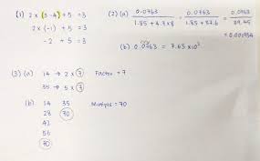 Correction of closed book quiz (ch. See Apple Goh S Answer To Mia S Form 1 Maths Malaysia Question