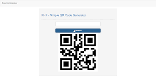 Free online qr code generator to make your own qr codes. Php Simple Qr Code Generator Free Source Code Projects Tutorials