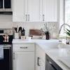 Since the cabinets are neutral, it will never be a problem pairing them with any blue shade for the island. 1