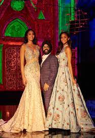 Clack with tag beaded short co. Mac Duggal Wows At New York Fashion Week