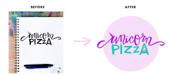 Learn how to use photoshop to convert a picture into a line drawing. How To Turn A Hand Lettered Sketch Into A Digital Vector Logo Using Illustrator Hand Lettering For Beginners