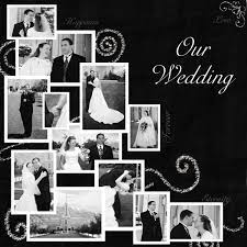 Wedding Page Wedding Scrapbook Pages Wedding Scrapbook Wedding Scrapbooking Layouts
