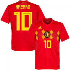Auf dem heimtrikot sind die rückennummern in gelb abgedruckt. 2018 Belgium World Cup Home Jersey Shirt Hazard