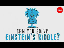 It is not known whether this puzzle really originated from einstein. Can You Solve Einstein S Riddle Dan Van Der Vieren Ted Ed