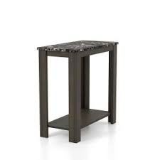 Benjara 23 In Smart Looking White Side Table Bm157268 The Home Depot In 2020 Black End Tables Nesting End Tables Contemporary End Tables