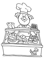 Selling Cake At Bakery Coloring Page Free Coloring Pages Printable Coloring Pages Only Colorin Coloring Pages Free Coloring Pages Coloring Pages For Kids