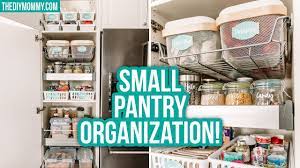 Small Pantry Organization Before After Dollar Tree Ikea Youtube Small Pantry Organization Pantry Organization Small Pantry