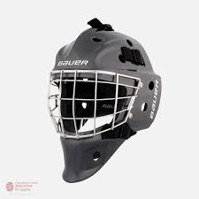 bauer nme vtx senior goalie mask silver