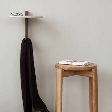 Wall sconce shield clip on half lampshade (eggshell). Menu Corbel Wall Shelf Connox