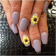 38 Beauty 3d Nail Design Ideas To Try This Season Fashionmoe Sunflower Nail Art 3d Nail Designs 3d Nail Art Designs