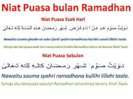 Niat Puasa Ganti Bulan Ramadhan Tahun Lalu