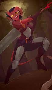 Merunyaa Demon Girl Character Art Warrior Woman