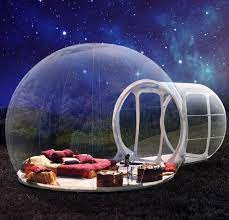 Stargazing Clear Inflatable Bubble Dome Igloo Tent Bubble Tent Outdoor Inflatables Backyard Camping