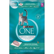 Purina One Natural Dry Cat Food Sensitive Skin Stomach Formula 16 Lb Bag Walmart Com Dry Cat Food Cat Nutrition Cat Food Brands