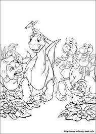 Land before time littlefoot & ducky coloring page. Land Before Time Coloring Pages Land Before Time Wiki Fandom