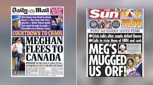 Newspaper , paper a daily or weekly publication on folded sheets; Britain S Top Tabloids Were Already Going After Meghan Now They Re Really Twisting The Knife Cnn