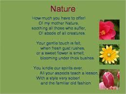 Related Image Poems Nature Poem Mother Nature