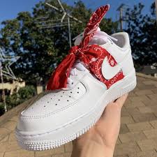 Bandana Nike Air Force 1 The Custom Movement In 2020 Nike Shoes Air Force Nike Nike Air Shoes