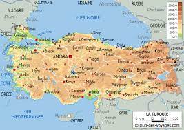 Turquie cartes encyclopædia universalis carte géographique et touristique de la turquie, ankara. Carte De La Turquie Club Des Voyages