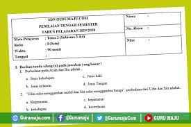 2 12134 341 baca lebih lanjut (1 halaman) baca lebih lanjut (halaman) unduh sekarang (2 halaman) teks penuh (1) latihan soal mandiri. Soal Uts Pts Kelas 1 Semester 1 K13 Revisi Tahun 2021 Guru Maju