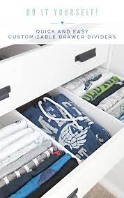 Digging through drawers is a big pain. Iheart Organizing Do It Yourself Quick And Easy Customizable Drawer Dividers