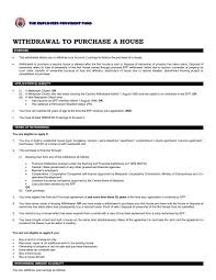 Withdrawal To Purchase A House Kwsp