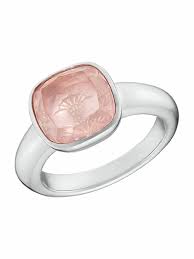 Durch die rhodinierung wird ihr silberschmuckstück besonders veredelt um das hochwertige sterlingsilber vor dem anlaufen zu schützen. Joop Ring Fur Damen Sterling Silber 925 Rosenquarz Wenz