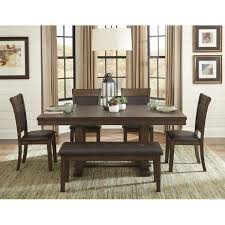 Saulsberry 6 Piece Dining Set Dark Brown Dining Table Brown Dining Table Dining Table
