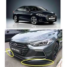 Maybe you would like to learn more about one of these? Front Lip Bumper Lower Body Kit 2p For 2017 2018 Hyundai Avante Ad Ebay