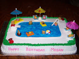 Pin By Melissa Freeman On Sweet Treats By Me Pool Party Cakes Pool Cake Swimming Pool Cake