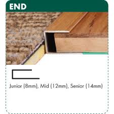 To fix the gaps in the laminate flooring, place the aluminum block with the sticky side down on the board end and over the gap. Premium Prestige Senior End 3 4m Get Floors