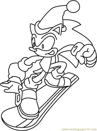 For boys and girls, kids and adults, teenagers and toddlers, preschoolers and older kids at school. Sonic The Hedgehog On Christmas Coloring Page For Kids Free Christmas Cartoons Printable Coloring Pages Online For Kids Coloringpages101 Com Coloring Pages For Kids