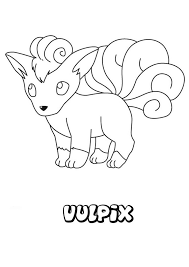 Gallery of vulpix sprites from each pokémon game, including male/female differences, shiny pokémon and back sprites. Pokemon Vulpix Malvorlagen Coloring And Malvorlagan