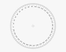 pix for printable protractor 360 degrees circle hd png download kindpng