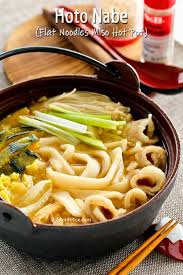 Hoto Nabe Flat Noodles Miso Hot Pot Roti N Rice