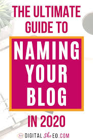 How To Choose A Blog Domain Name Digital Sheeo Blog Names Inspiration Domain Name Ideas Blog Names