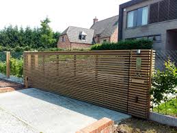 Schuifpoort Terrasse Zaun Modernes Zaun Design Gartenarchitektur