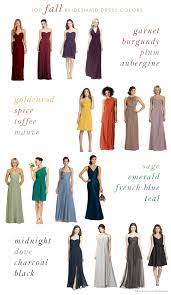 Top Colors For Fall Bridesmaid Dresses Dress For The Wedding Fall Bridesmaid Dresses Bridesmaid Sage Bridesmaid Dresses