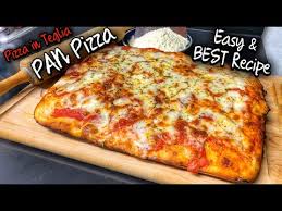 How To Make Best Pan Pizza At Home Full Recipe Pizza In Teglia Youtube