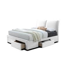 Agréable au toucher, il s'adapte à tous types d'intérieur avec ses lignes simples et pures. Lit Avec Rangement Lit 140 X 200 Cm Design Avec Rangement En Simil