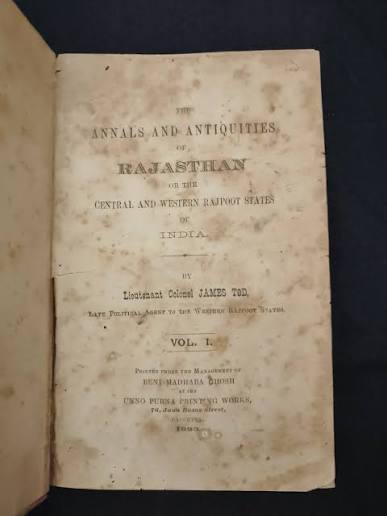 Annals and Antiquities of Rajasthan by James Tod