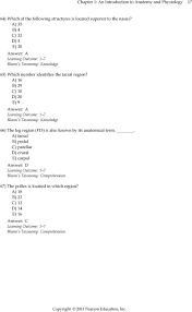 Anatomy And Physiology Chapter 9