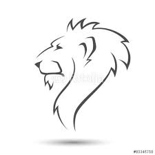 Lion Head Stock Image And Royalty Free Vector Files On Fotolia Com Pic 80346758 Lion Head Tattoos Simple Lion Tattoo Lion Sketch
