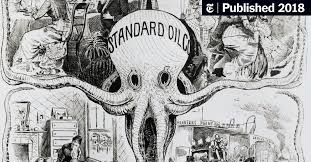 Keppler (son of founder joseph keppler) showing a standard oil tanker as an octopus with a wicked gaze; Opinion The Real Villain Behind Our New Gilded Age The New York Times