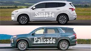 Maybe you would like to learn more about one of these? 2021 Hyundai Santa Fe Vs Hyundai Palisade Youtube
