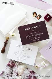 Burgundy Save The Date Cards Wedding Stationery Weddingstationery Engagement Invitation En Wedding Invitation Cards Elegant Invitations Diy Wedding Video