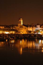 Port De Saint Jean De Luz Nocturne Paysage France Pays Basque France Espagne