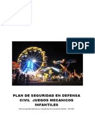 Rechaza los ataques de kamek, un goomba y un tortopo. Plan De Seguridad Juegos Mecanicos Pdf Seguridad Publica Naturaleza