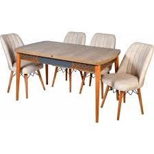 Yzc 1311 Mutfak Masa Sandalye Takimi 4 Adet Krem Sandalyeli Fiyati